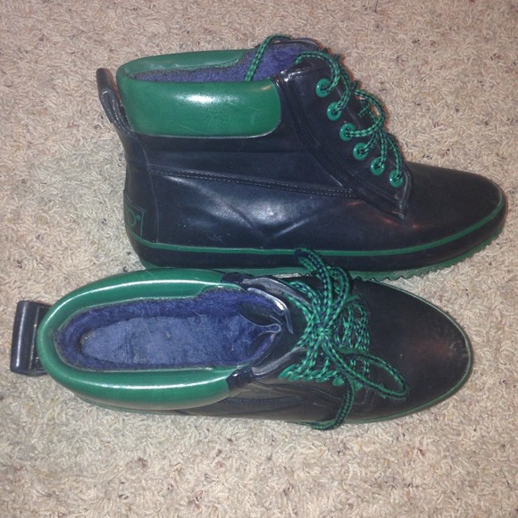 Vintage sporto rain boots