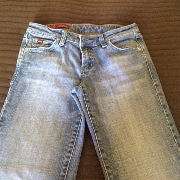 Dish low rise boot cut jeans