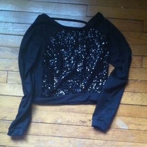 Sequin Top (Black)