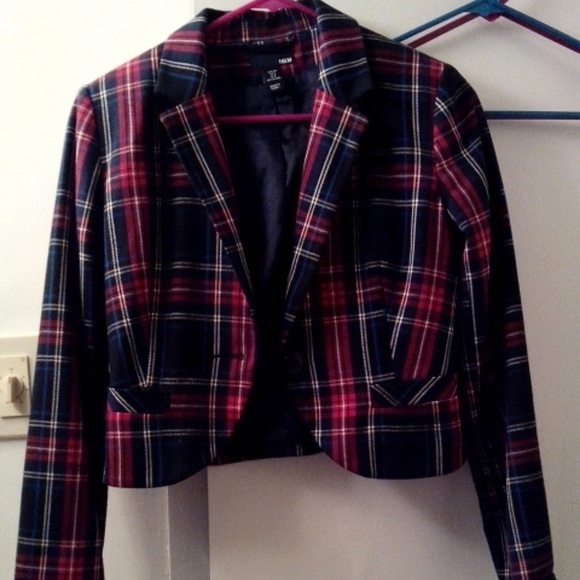 Plaid blazer