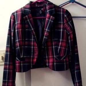 Plaid blazer