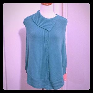 Brand new w/tag! Dress Barn teal poncho.