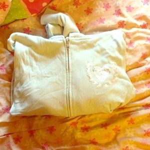 PINK Zip-Up Sparkly Hoodie