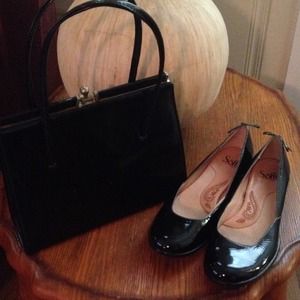 Sofft pat&leather flats&bag bundle:-)