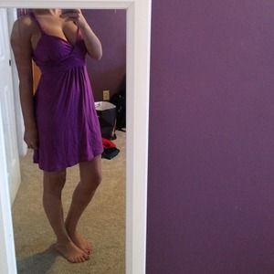 Purple dress perfect for Summer weather!
