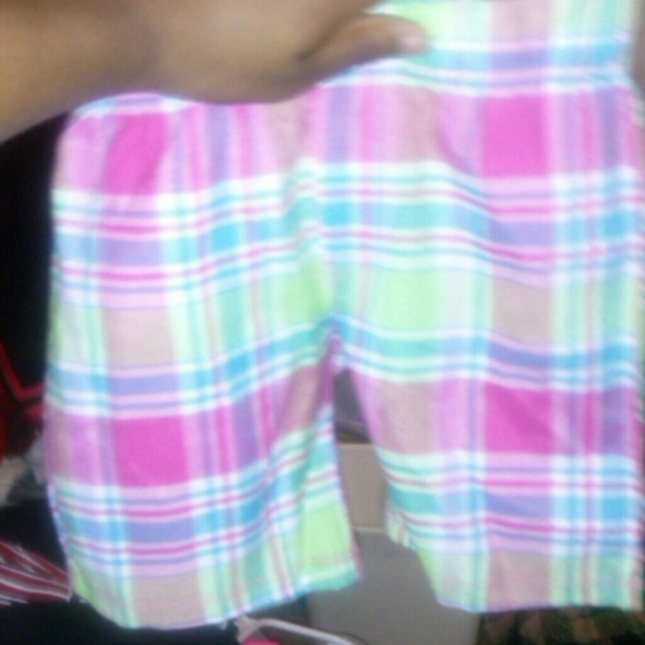 Plaid shorts