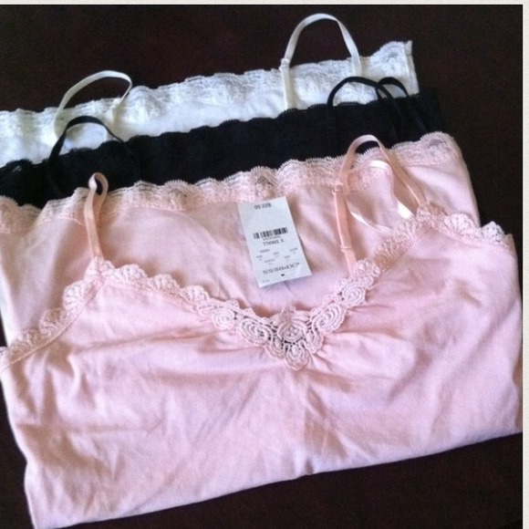 EXPRESS:  spaghetti strap tank