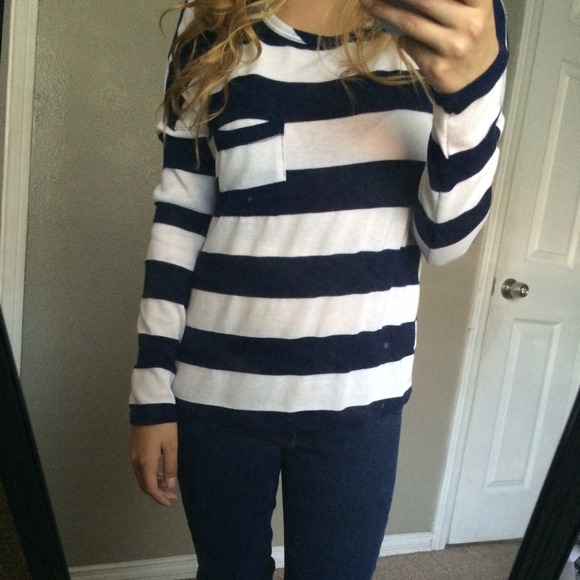 Striped long sleeve shirt