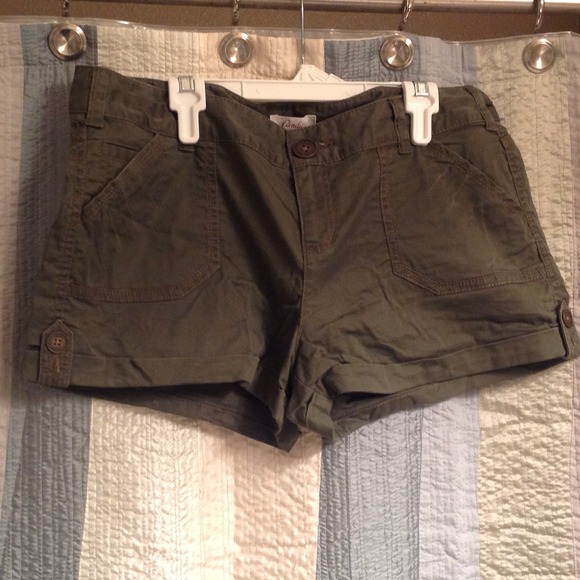 Candies military green shorts size 11 juniors