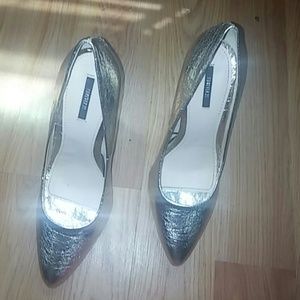 Metallic Gold Pumps