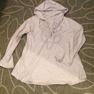 Free People Tunic Length Split Slv