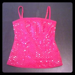 Victoria's Secret Red Sequin tank/halter top!