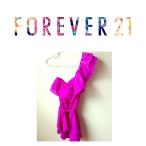 Forever 21 One Shoulder Top