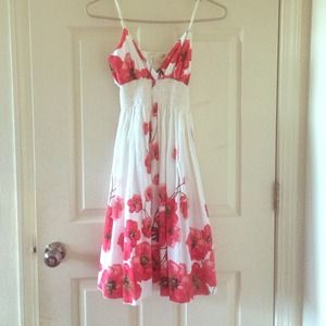 floral forever 21 sun dress size S