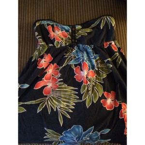 Floral Hollister tube top