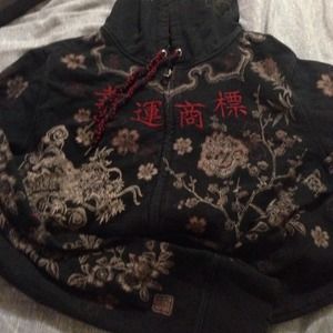 Chinese writing sweater