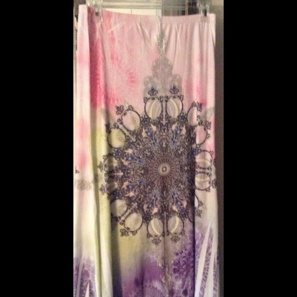Water colors and Brown Tye Dye skirt bundle