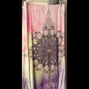 Water colors and Brown Tye Dye skirt bundle
