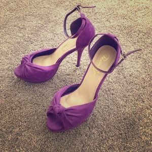 Purple High Heels