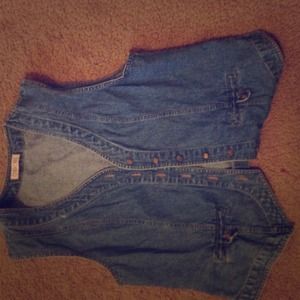 Cherokee Jean button up vest
