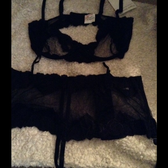 Garter and panty set