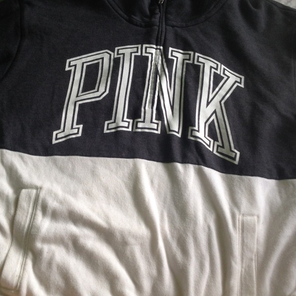 Victoria's secret pibk half zip sweater