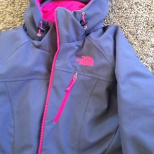 PRICE DROP! Brand new Purple and pink north face