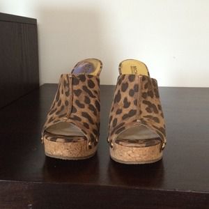 Wedges. Animal print.