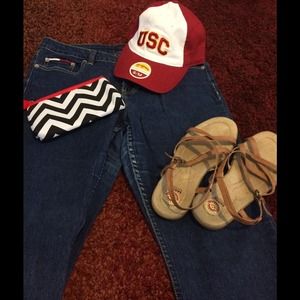 NWT USC Trojans Fitted Hat Size S/M