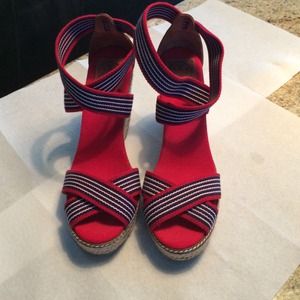 Tory burch summer wedges/ sandals