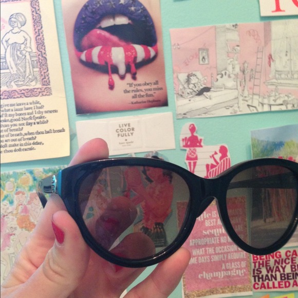 Tory Burch black cat eye sunglasses main image 3