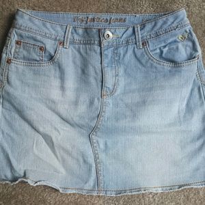 Justice Light Blue Jean Skorts