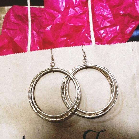 Gold hoop earrings!