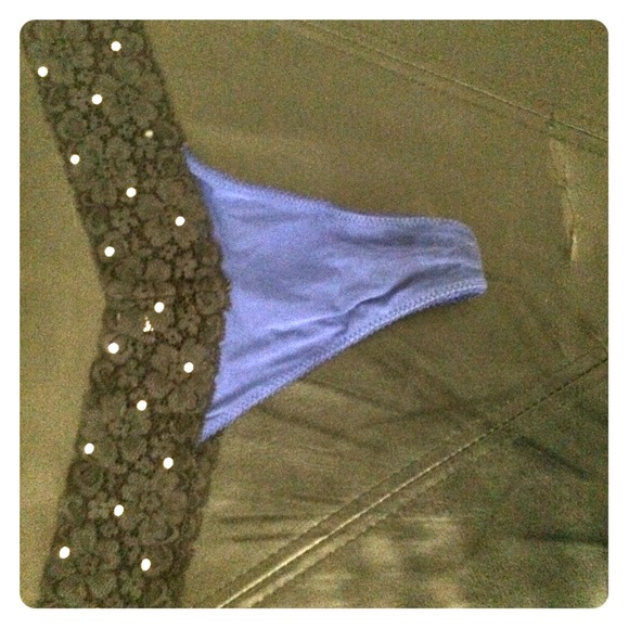 VS thong with rhinestones