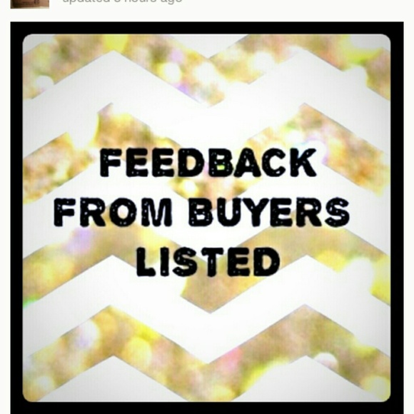 Feedback from buyers