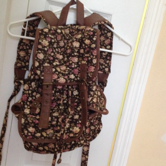 Floral backpack