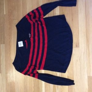 Navy/red sweater