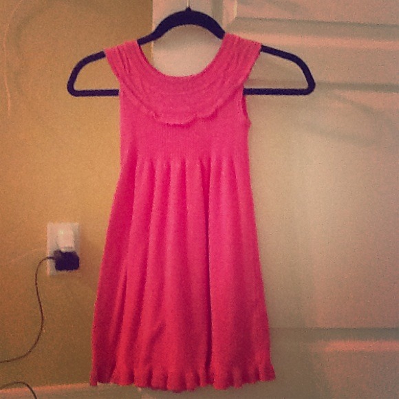 A pink kids dress/top