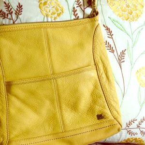 🌼Yellow Leather🌼 Iris Bag by The Sak