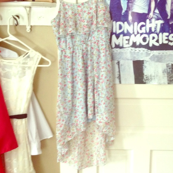 Flora blue dress