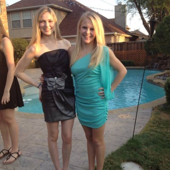 Cache Black/Silver Ombré formal homecoming dress - Picture 1 of 1