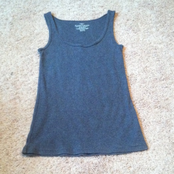 Charcoal-colored tank