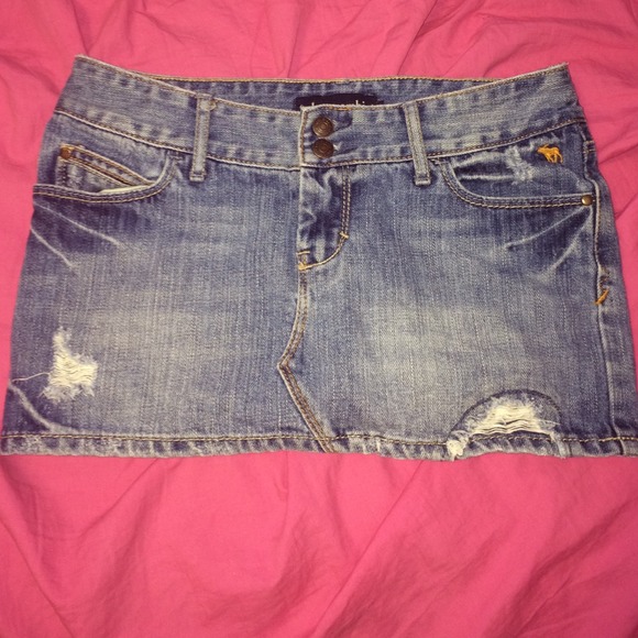 Abercrombie kids Jean mini skirt