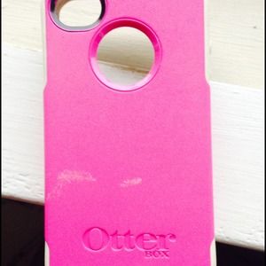 Pink Otter Box- 4/4s
