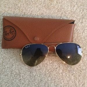 💕HOLD💕Real ray bans aviators!