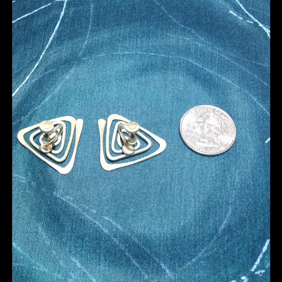 πHPπ Jules Brenner Modernist Sterling Earrings - Picture 2 of 3