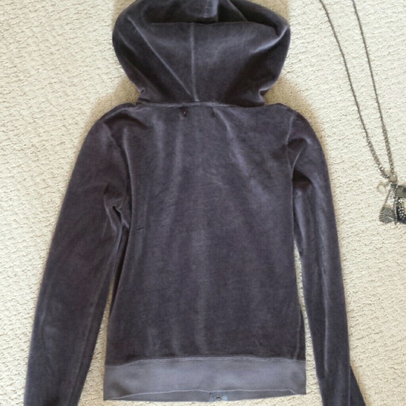 *SOLD* Juicy dark grey hoodie - Picture 4 of 4