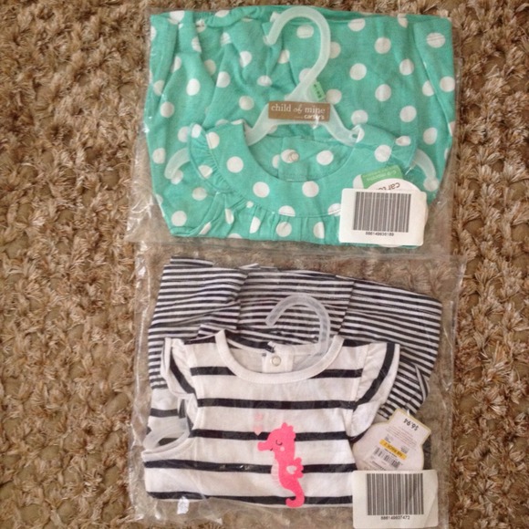 NWT Carters Child of Mine Sets for Infant Girls