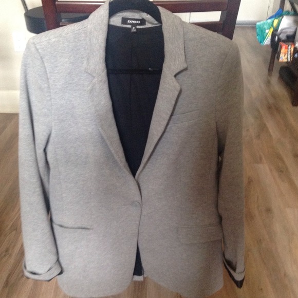 Super Cute Grey lined Blazer