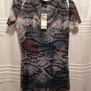 Daytrip snakeskin print shirt. NWT